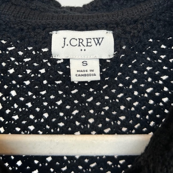 J.Crew Short-sleeve crochet cardigan sweater - Picture 4 of 6